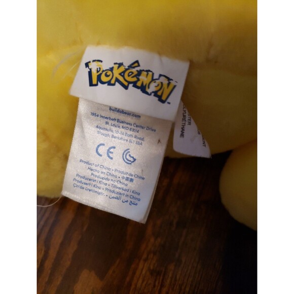 Build a Bear Nintendo Pikachu Pokémon Large Plush 18" Stuffed Animal - Picture 5 of 6